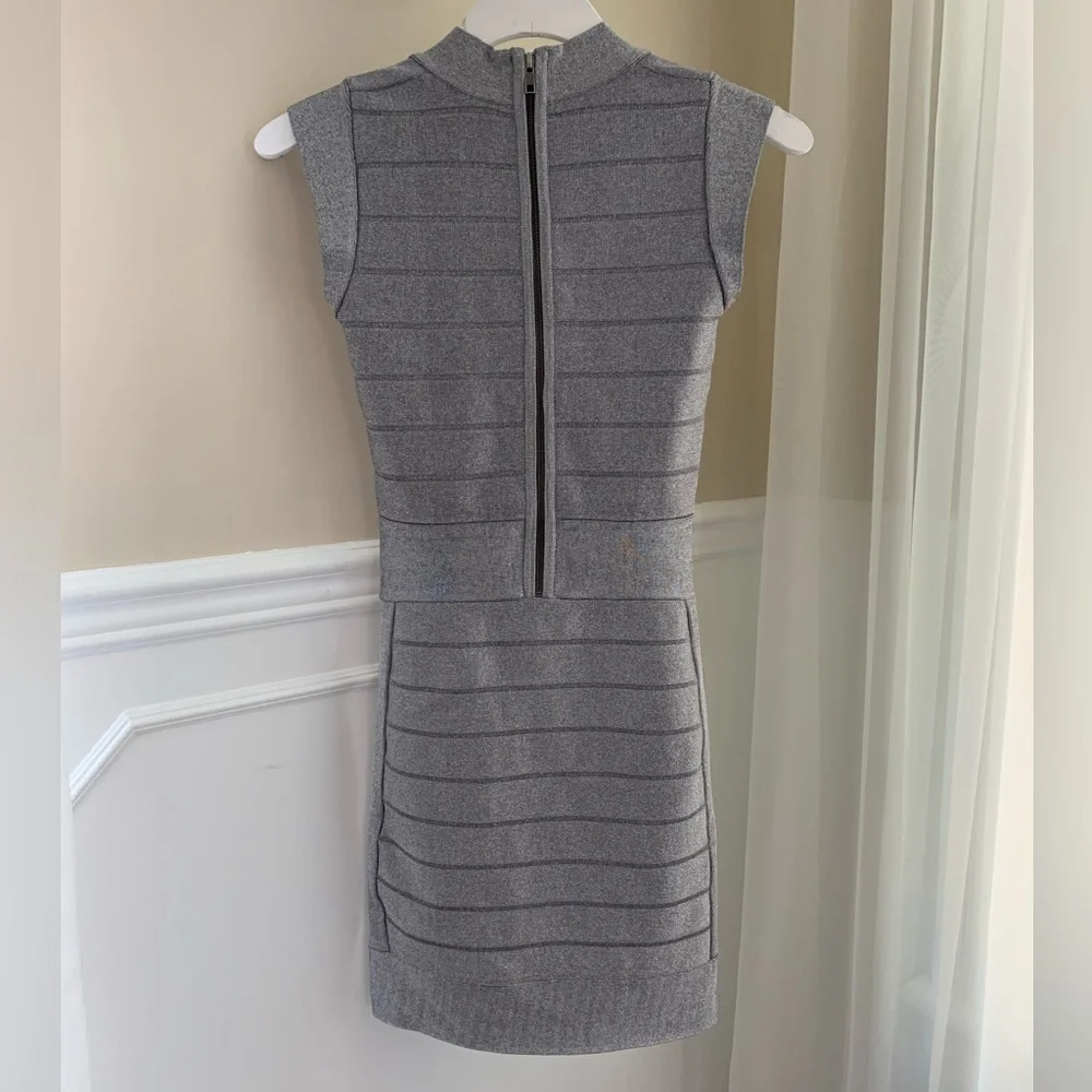 French connection size 2 metallic mini dress - Picture 10 of 16